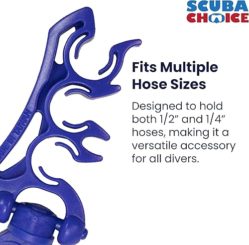 Miniatura 2 de Scuba Choice – Manguera para buceo Triple soporte con clip
