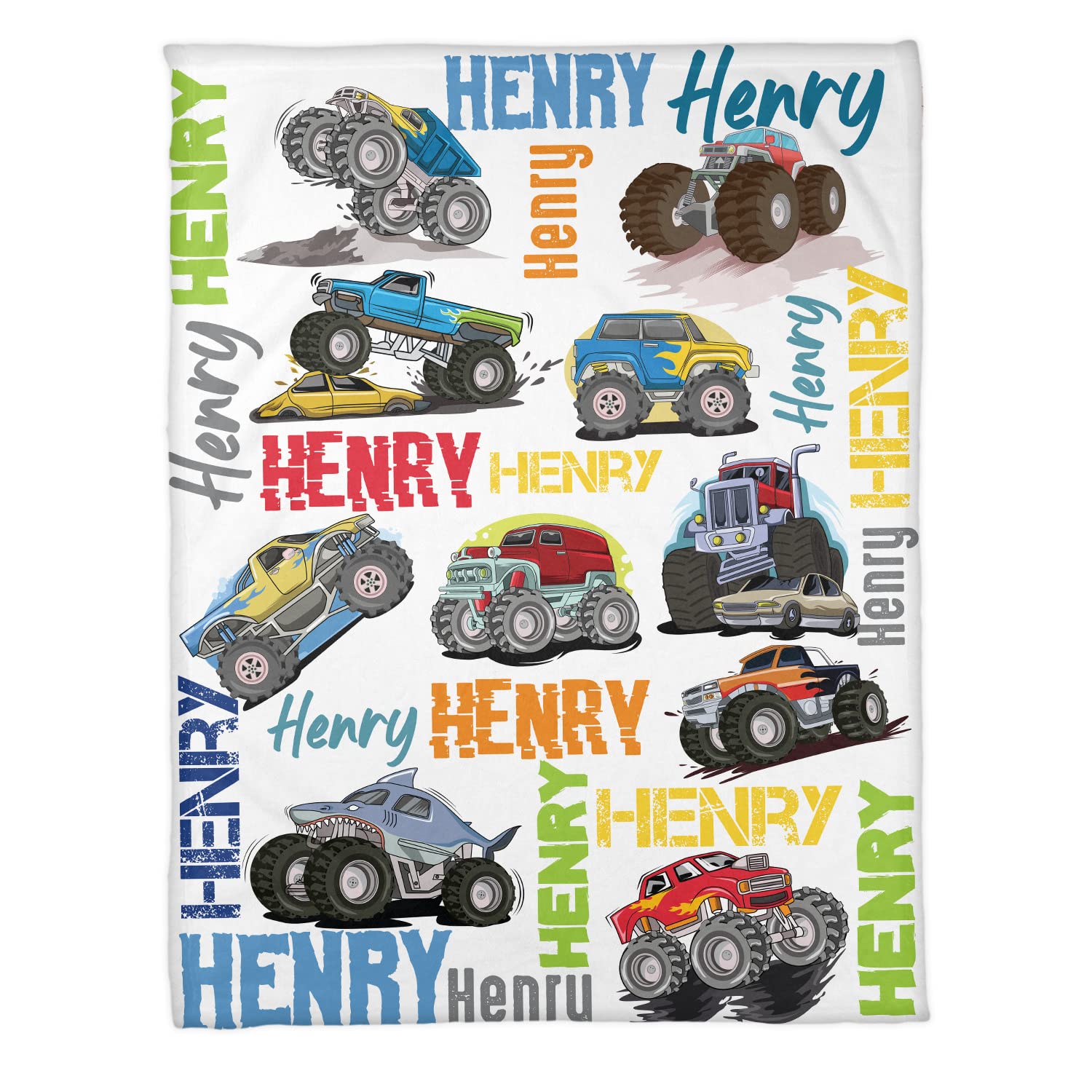 Zocoshi Personalized Monogram Baby Blankets, Custom Baby Blanket - Baby Blankets with Name for Boys, Best Gift for Baby, Newborn Monogram Flush Fleece