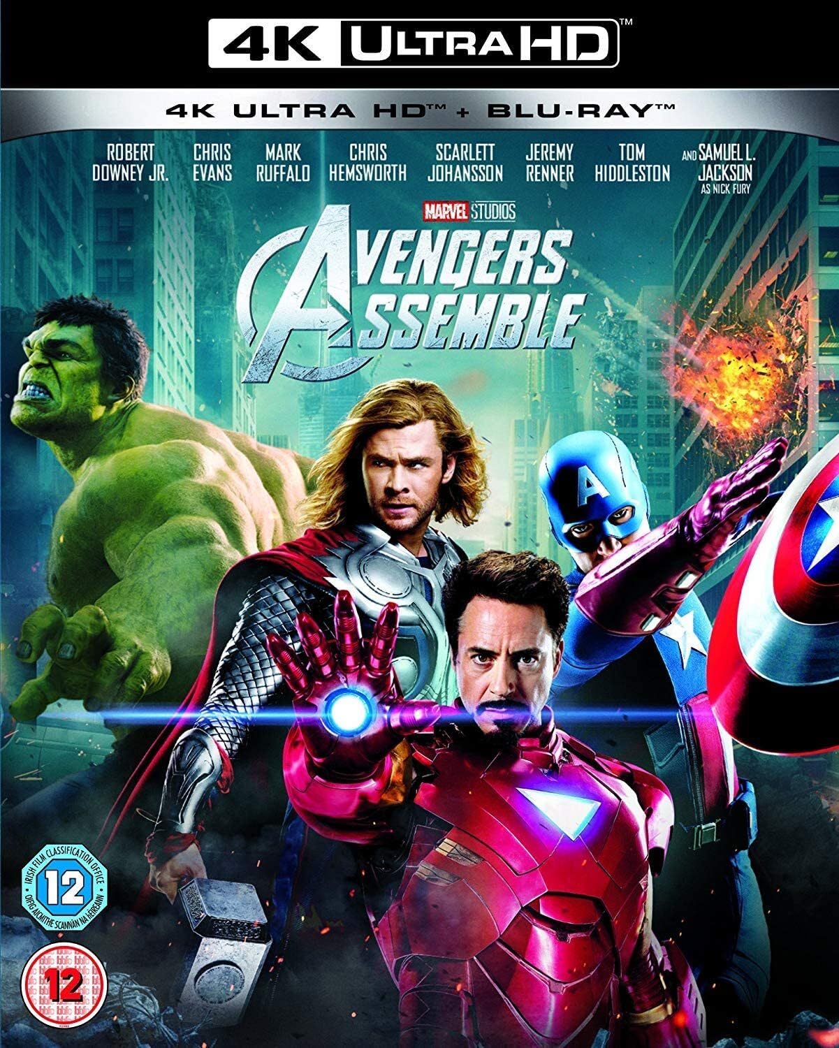 The Avengers Assembled: Complete 4-Movie Collection [2012-2019] [9-Disc Set] [4K UHD + Blu-ray] [Region Free]