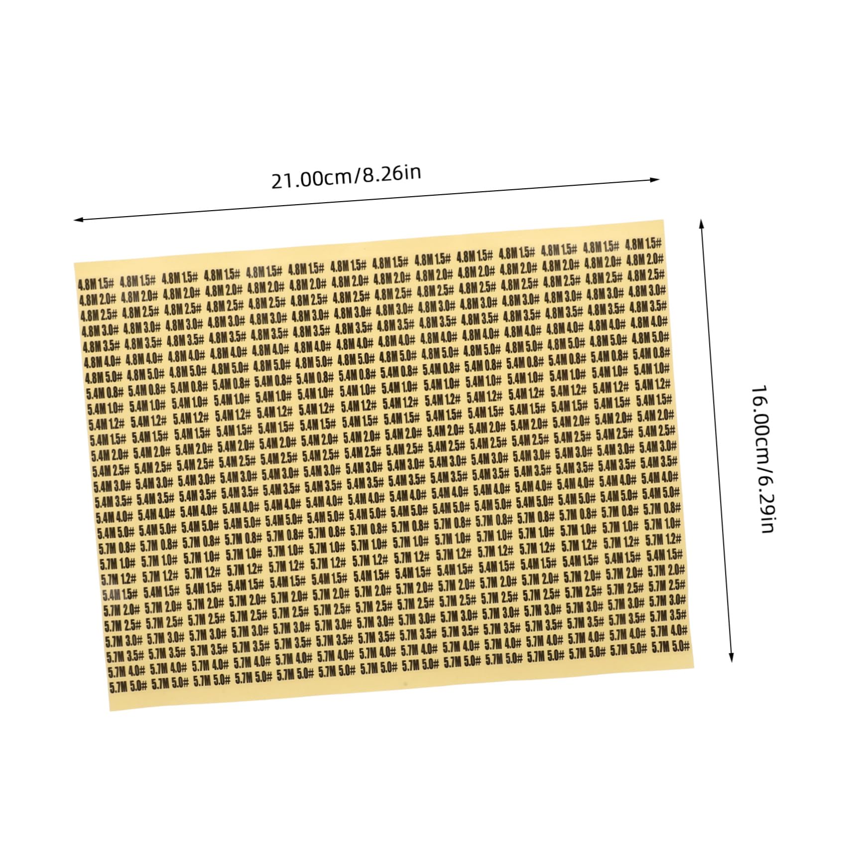 balacoo Fishing Line Decals 2 Sheets Numbered Stickers for Spinning Baitcasting Angling Line Number Decals Set