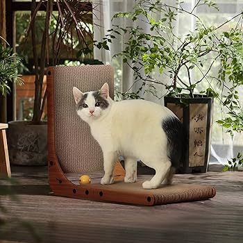 Amazon | FUKUMARU 猫用L字型スクラッチャー 小型 猫 猫用 爪