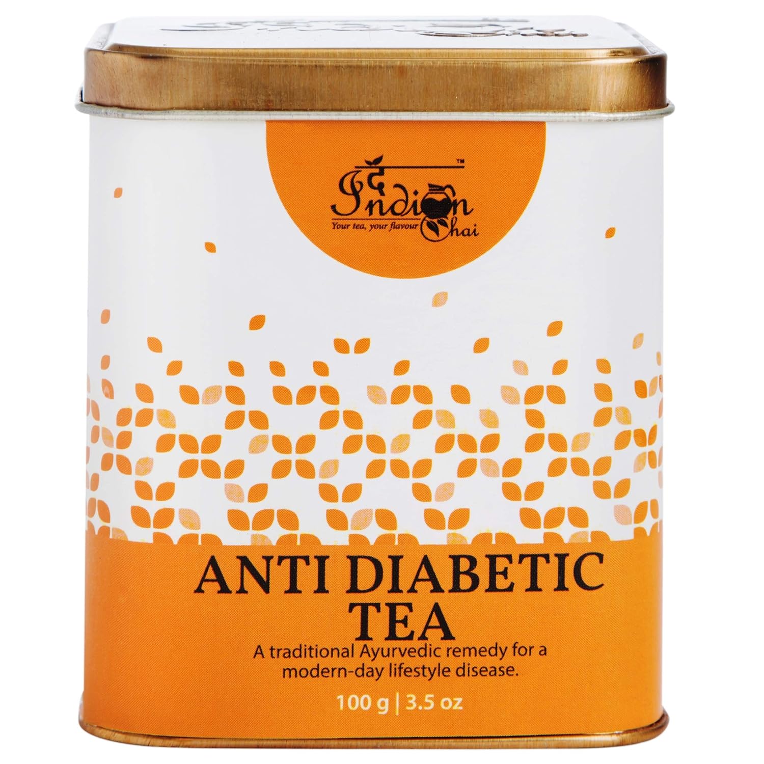 The Indian Chai Anti Diabetic Tea 100g with Gymnemma Sylvestre, Giloy