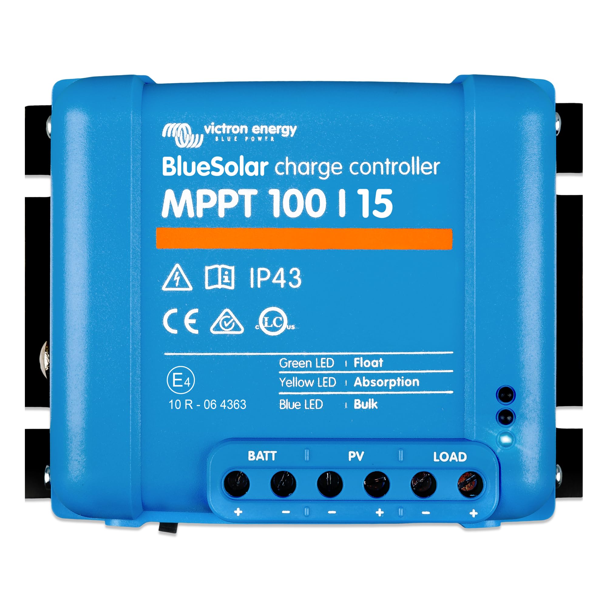 Victron Energy BlueSolar MPPT Solar Charge Controller - Charge Controllers for Solar Panels - 100V, 15 amp, 12/24-Volt