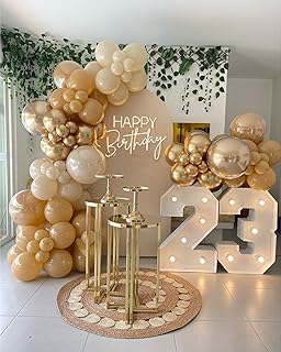 Birthday Balloon For Women Garland Kit Arch And Gold For Party Decoratio...