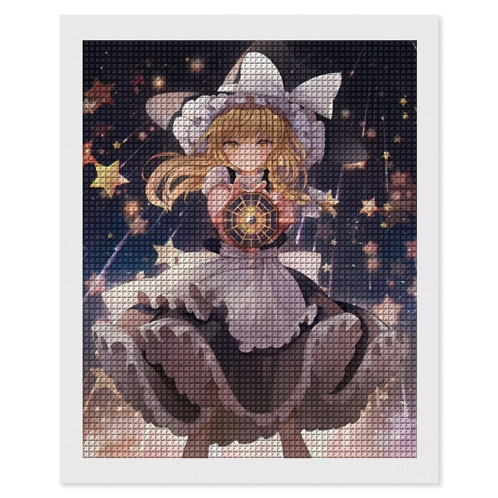 Amazon | 東方 霧雨魔理沙 ダイヤモンドアート 四角いビーズ