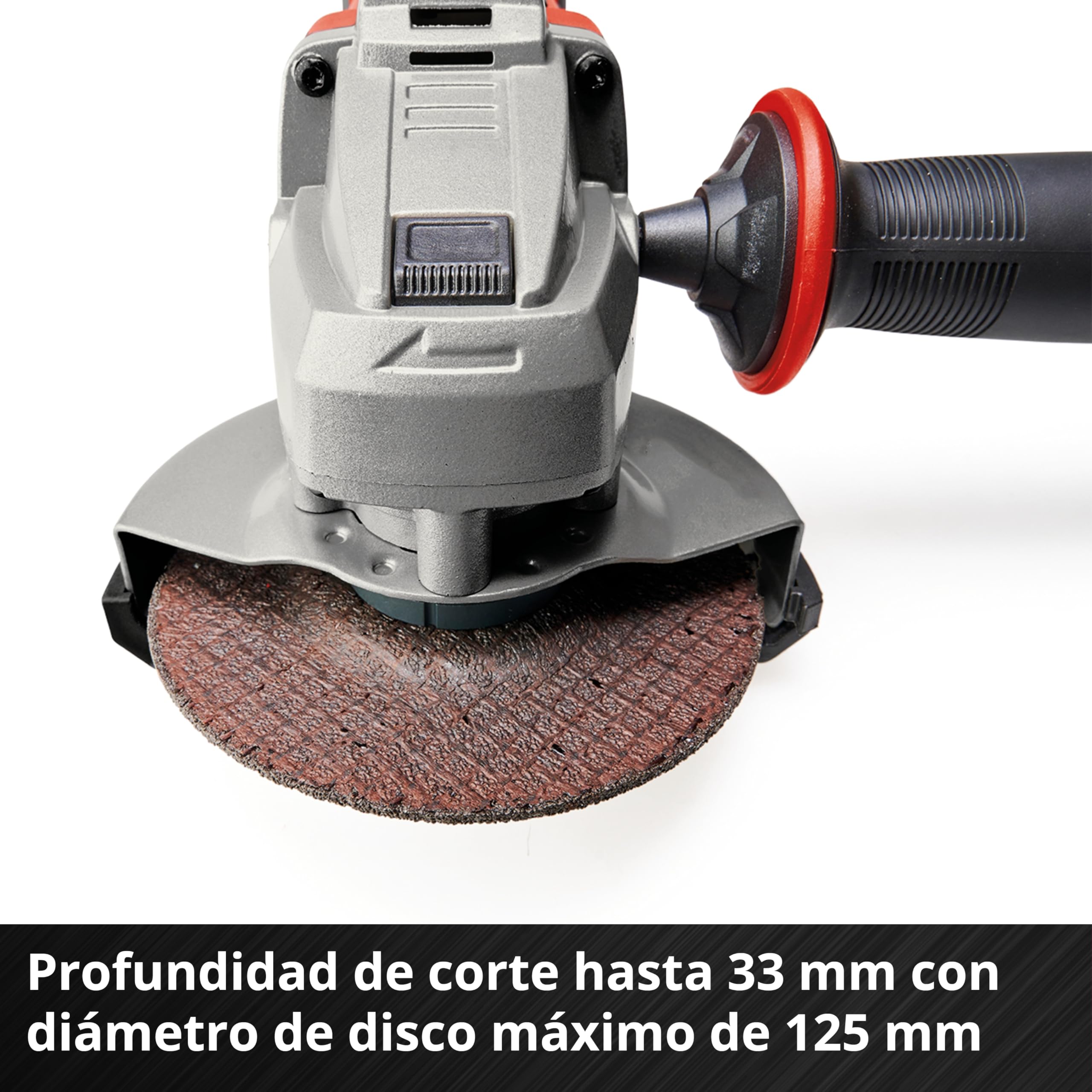Amoladora angular con batería TE-AG 18/125-2 Li - Solo Power X-Change (18V, 125mm diámetro de disco, 33mm profundidad de corte, arranque suave, protección de corte, sin disco de corte o batería)