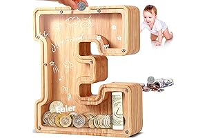 Personalized Piggy Bank Wooden Keepsake E Piggy Banks for Girls Boys with...