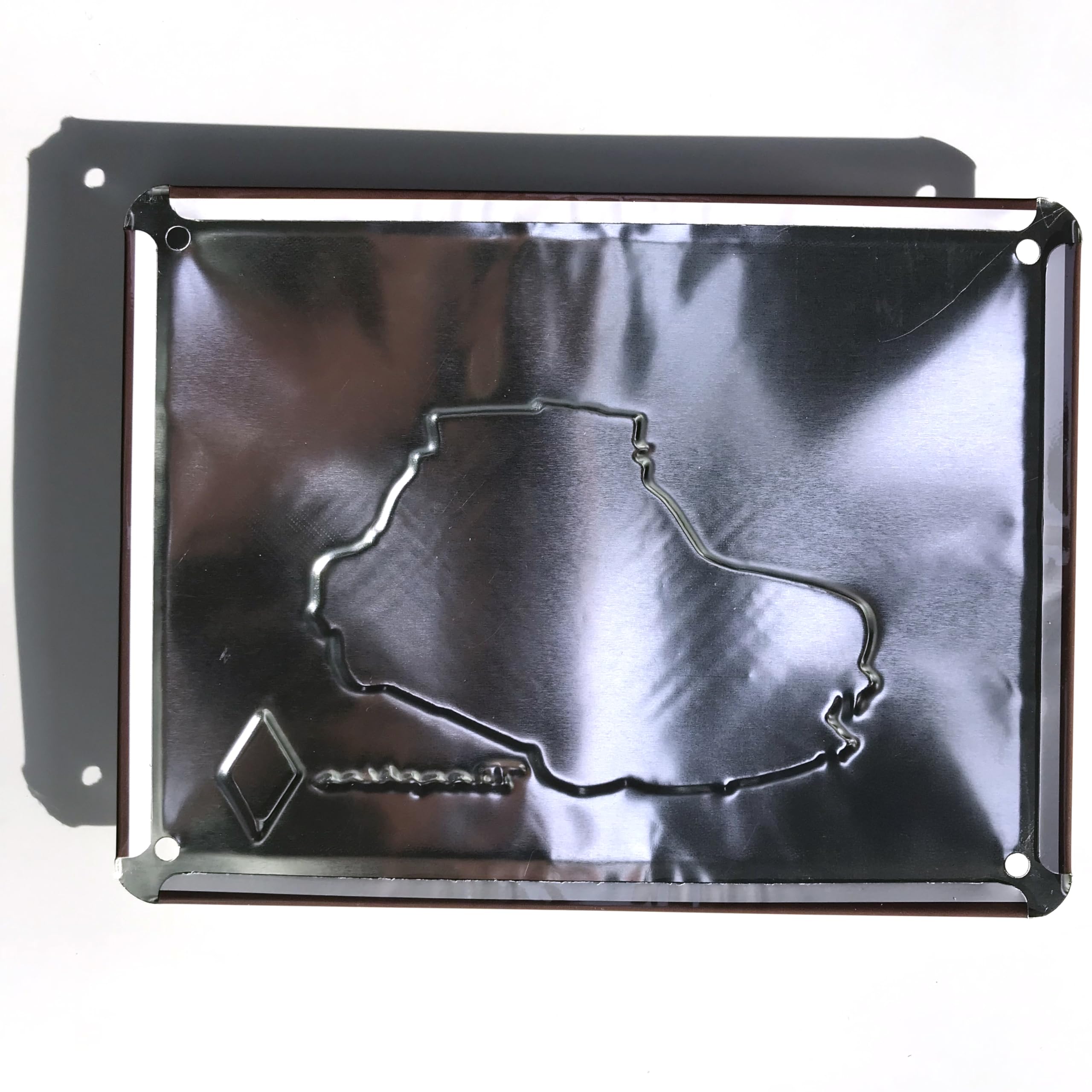 I&S/Les collections rétro Tłoczona metalowa tabliczka 30 x 20 cm Renault Renault Dauphine Garaż Produkt na oficjalnej licencji i/lub ekskluzywny design