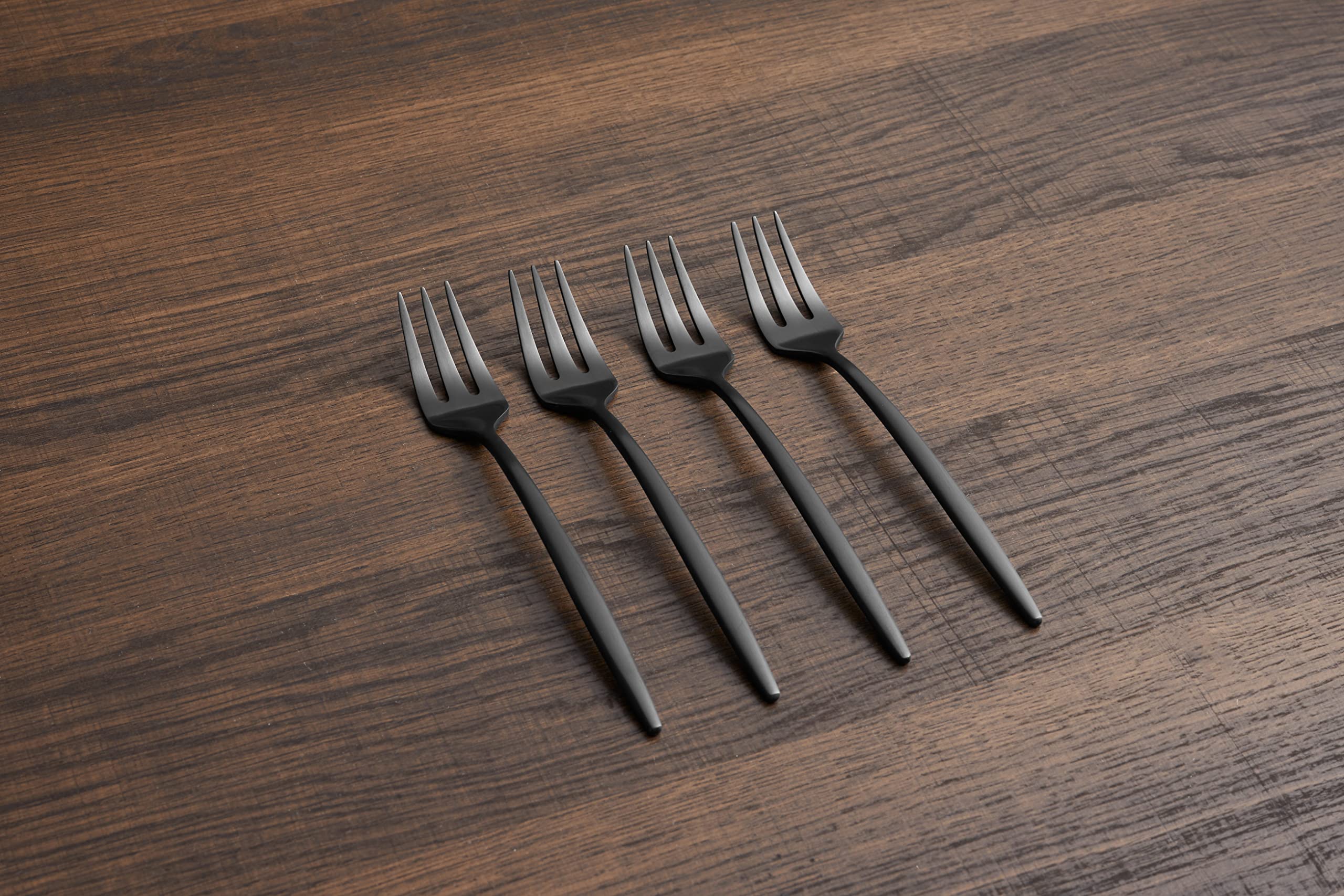 Amazon.com: Cambridge 5051H3CKW44R Black Satin Gaze Cocktail Forks