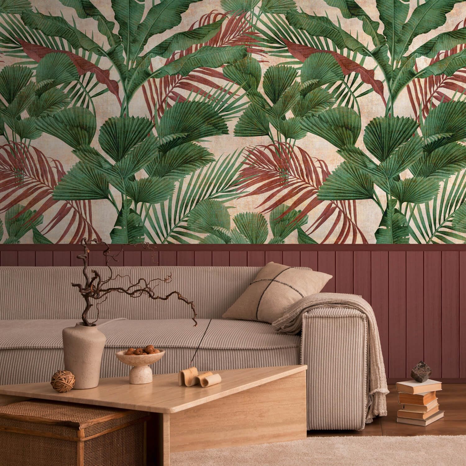 Papel pintado jungla de alta calidad Profhome 398081-GU fotomural TNT exclusivo