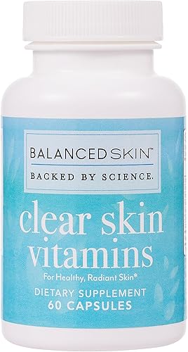 Vitaminas transparentes para la piel para mujeres y hombres, suplemento para una piel sana y brillante y control del acné* - Píldoras hormonales y
