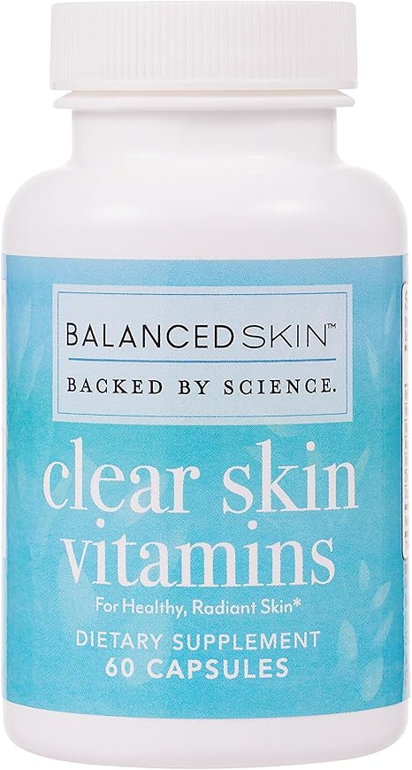 Clear skin vitamins for women & men - supplement fo…