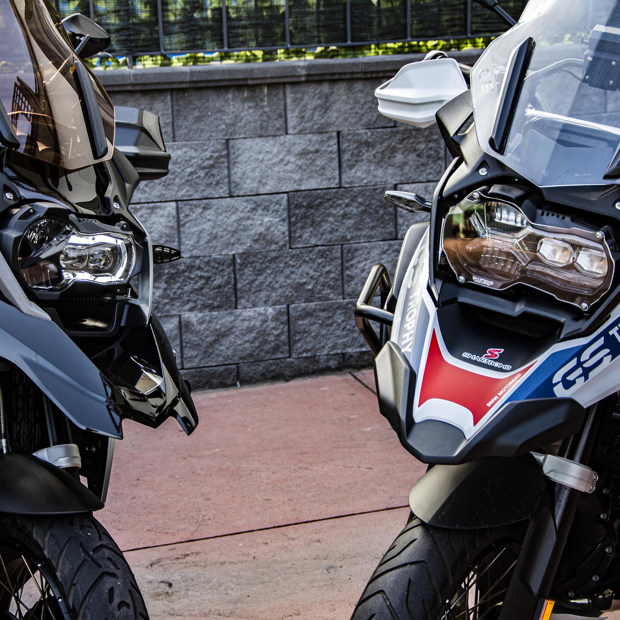 Protección de faros R 1200 GS R 1250 GS LC ADV STD LENTE DE PROTECCIÓN DE FAROS 5MM Sistema ''quitar&reemplazar''