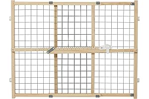 Wooden Dog Gates: Brand New World's Wire Mesh Solution