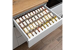 8-Piece Acrylic Spice Drawer Organizer