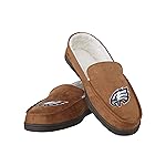 FOCO Philadelphia Eagles NFL Mens Team Logo Moccasin Slippers - L