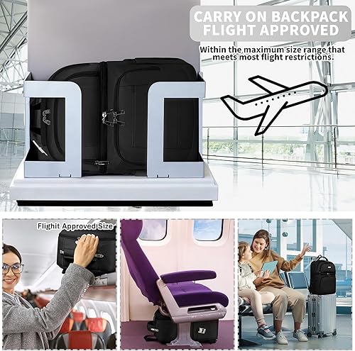 Miniatura 6 de Mochila térmica aislada, a prueba de fugas, suave bolsa enfriadora de doble cubierta, mochila ligera para hombres y mujeres, color negro