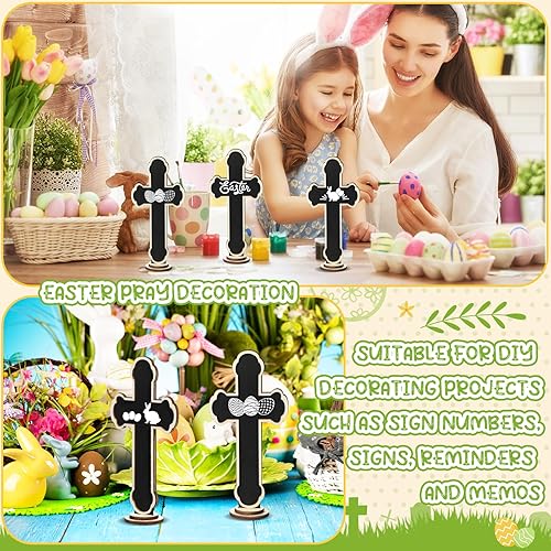 Miniatura 4 de Qilery Mini pizarra acrílica con forma de ataúd con base para Halloween, bodas, fiestas, mensajes, bufé, panadería y venta al por menor, número de