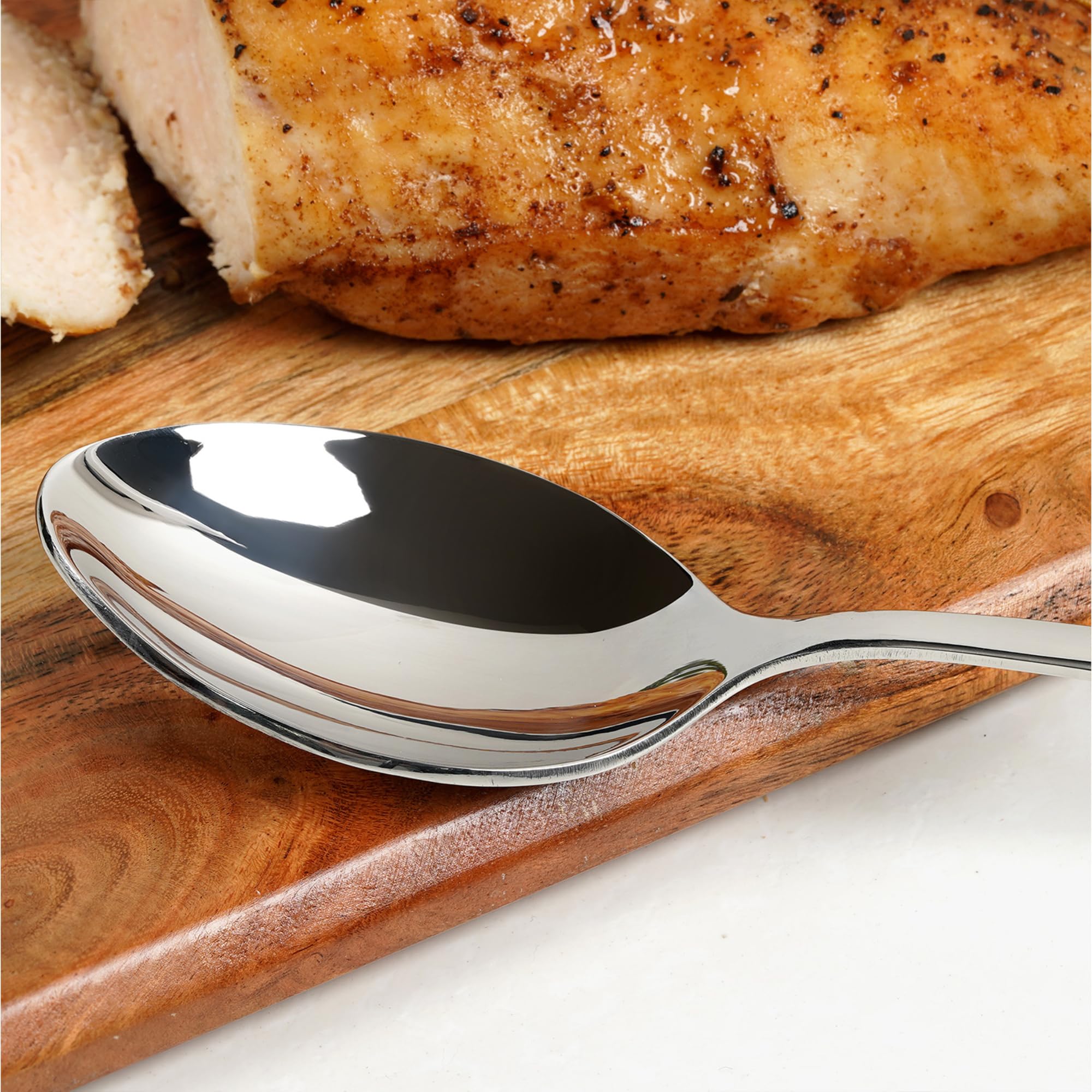 Meyer Heavy Gauge Stainless Steel 6Pc Tea Spoon Set I Dinner Spoon Set - Mirror Polished, Ergonomic, Rust-Resistant, Perfectly Balanced for Comfort & Elegance, Thickness 2mm, Length 14cm