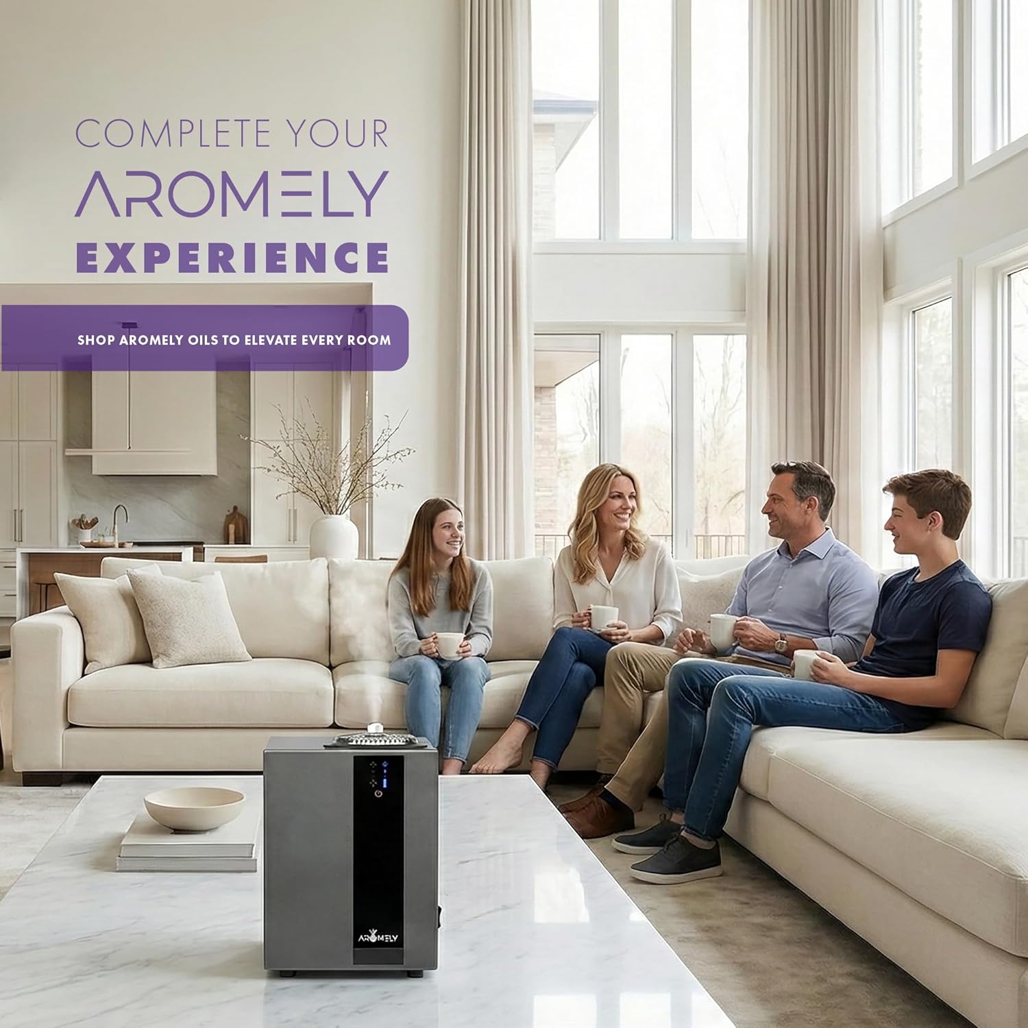 Aromely Smart Bluetooth HVAC Scent Diffuser, Aromatherapy