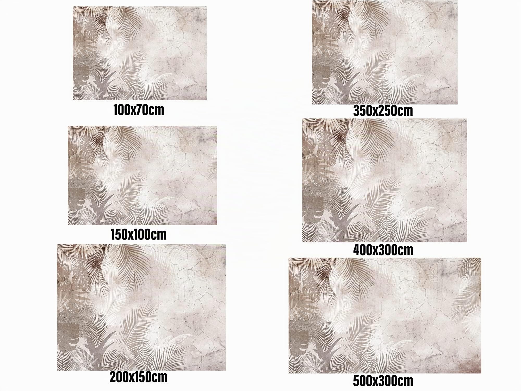 Oedim Fotomural Vinilo para Pared Estampado Hojas de Palmera, Mural, 350x250cm, Decoración para comedores, Salones, Habitaciones