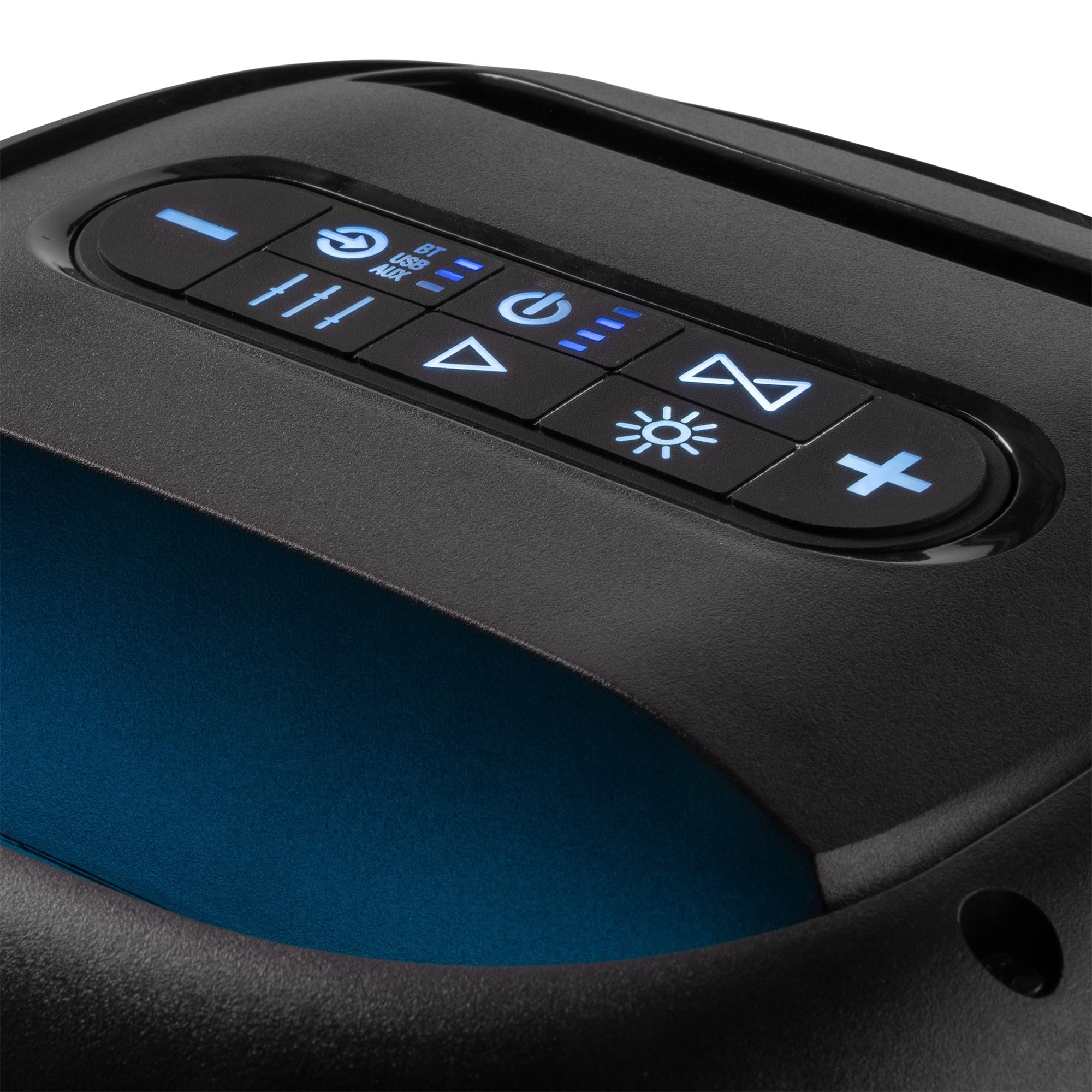 Fenton Track165 Enceinte Portable Bluetooth Lumineuse, 120W, Batterie Longue Autonomie 10H, Facile à Transporter, Enceinte Karaoké, Idéale pour Toutes Vos Soirées