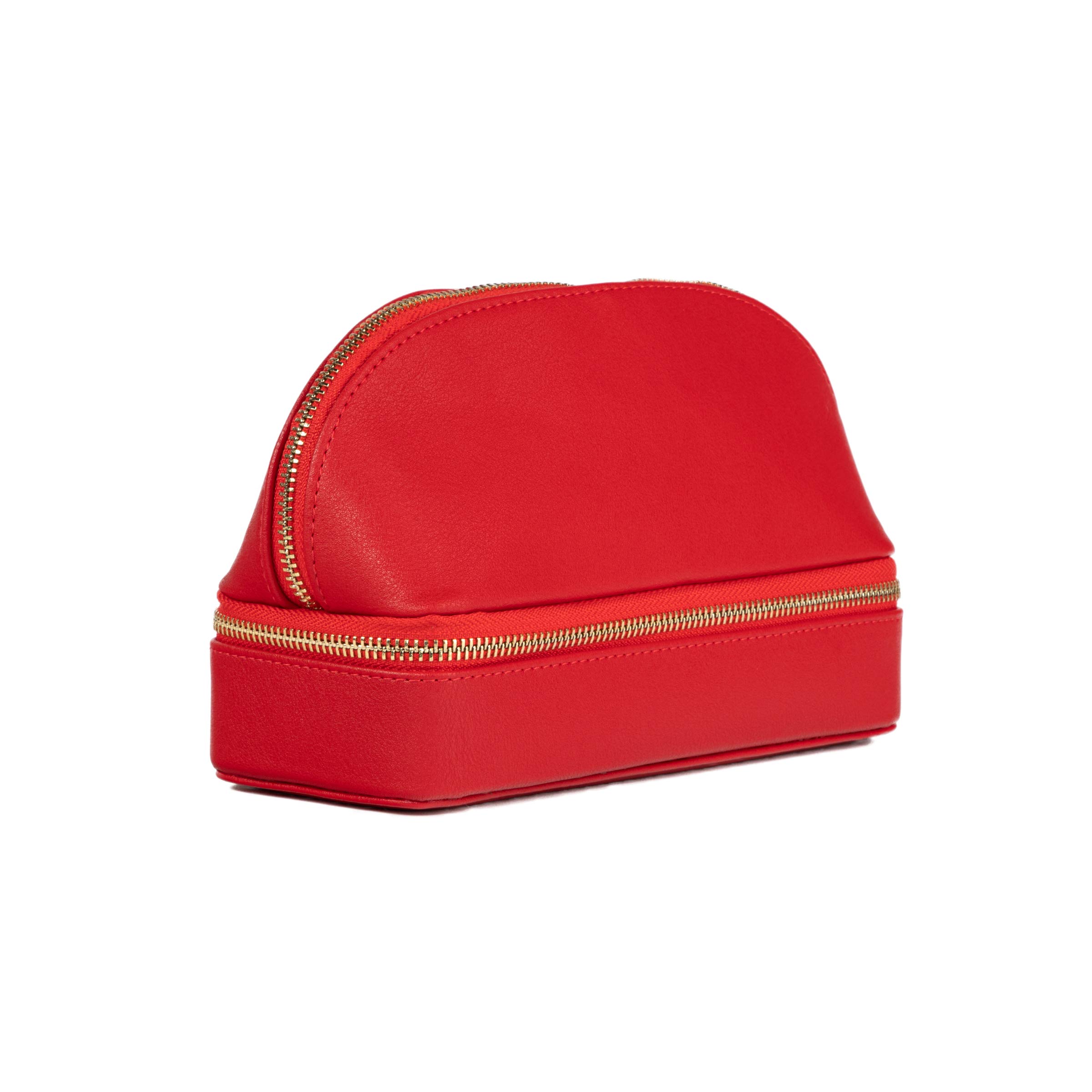 Brouk and Co. Duo Travel Organizer for Cosmetics and Jewelry, Red