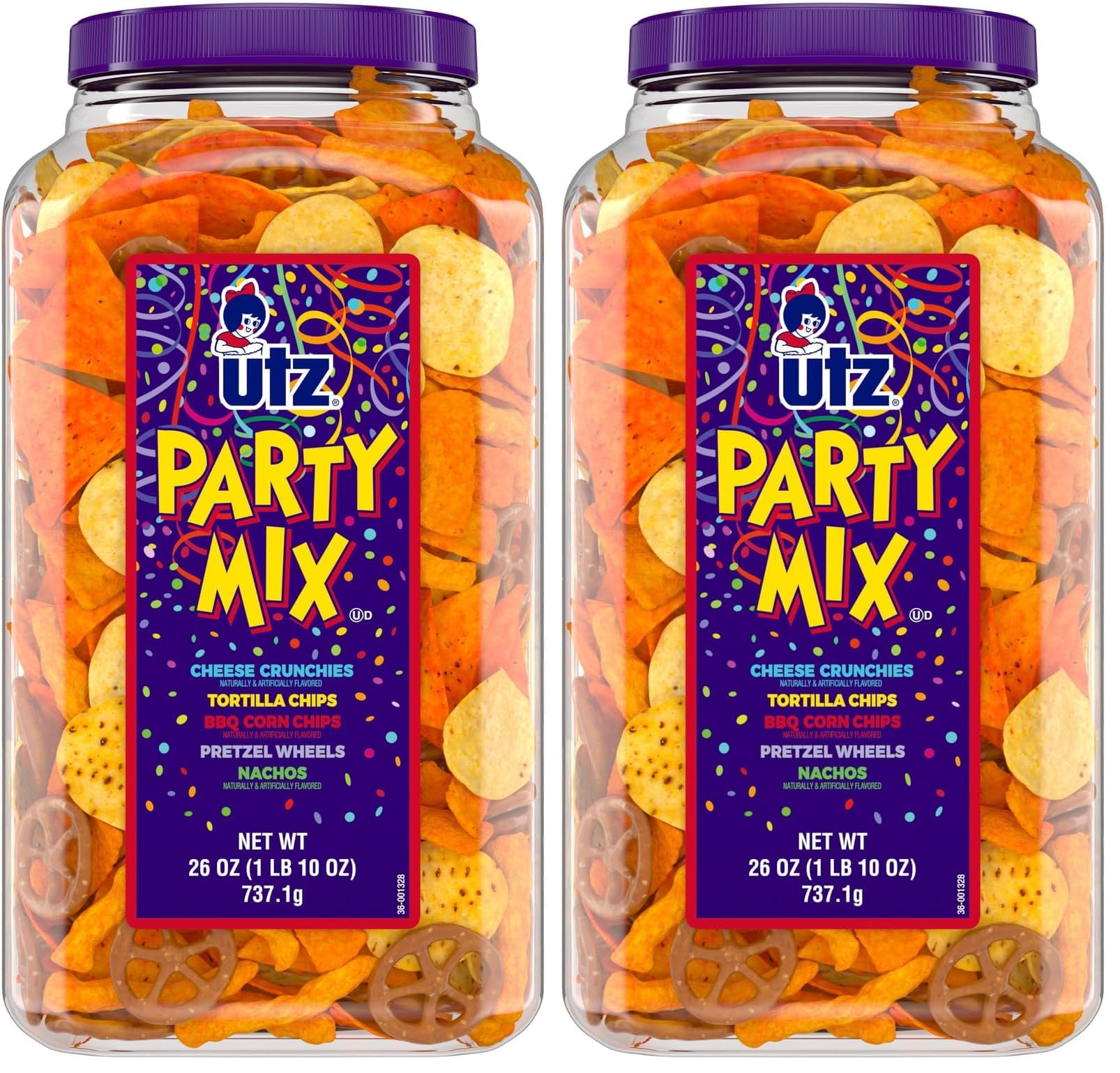 Utz Party Mix – 1 Oz. Bags (60 Count) Tasty Snack Mix Of Corn - View #10