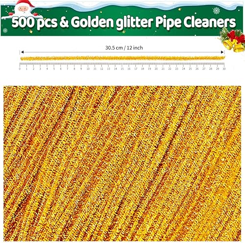 Vista 30 de Iooleem 200 limpiapipas marrones, tallos de chenilla, limpiadores de tuberías para manualidades, limpieza de tuberías para manualidades, suministros