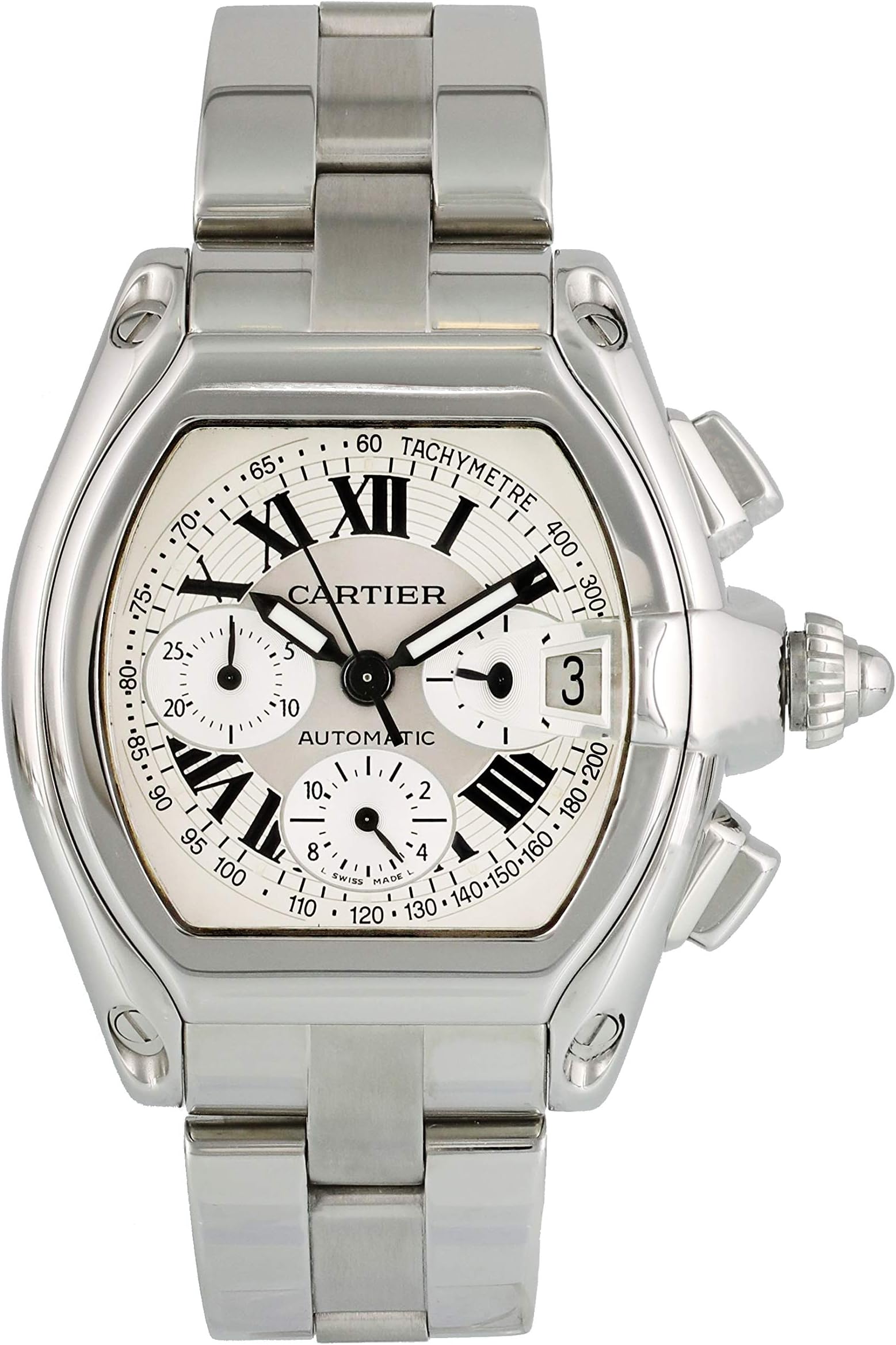 Cartier Roadster Automatic-self-Wind Male Watch 2618 (Certified Pre-Owned)