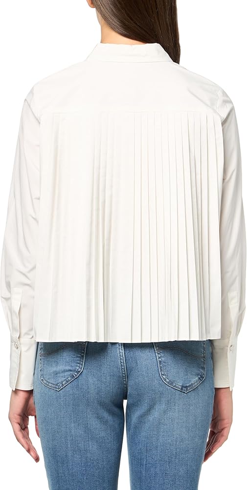 Amazon.com: Derek Lam 10 Crosby Women's Aria Pleated Back Cropped
