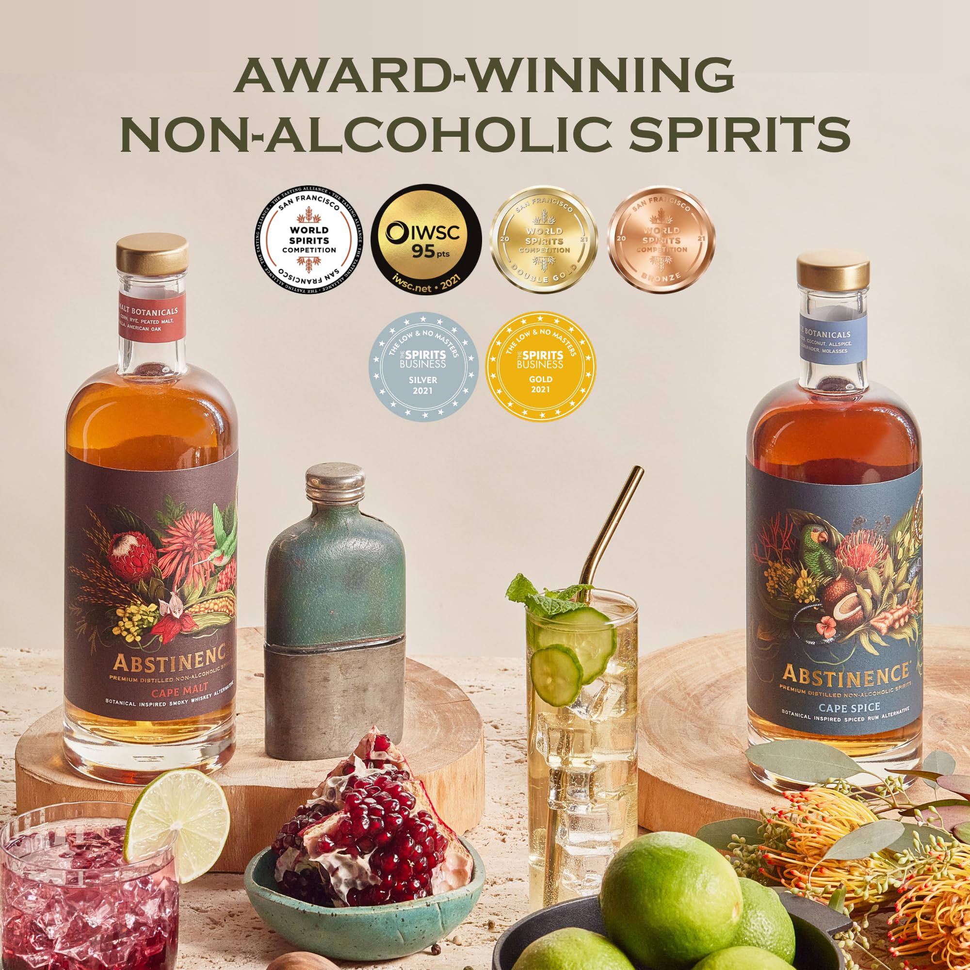 Amazon.com: Abstinence Cape Spice Rum Alternative, 750ml, Award
