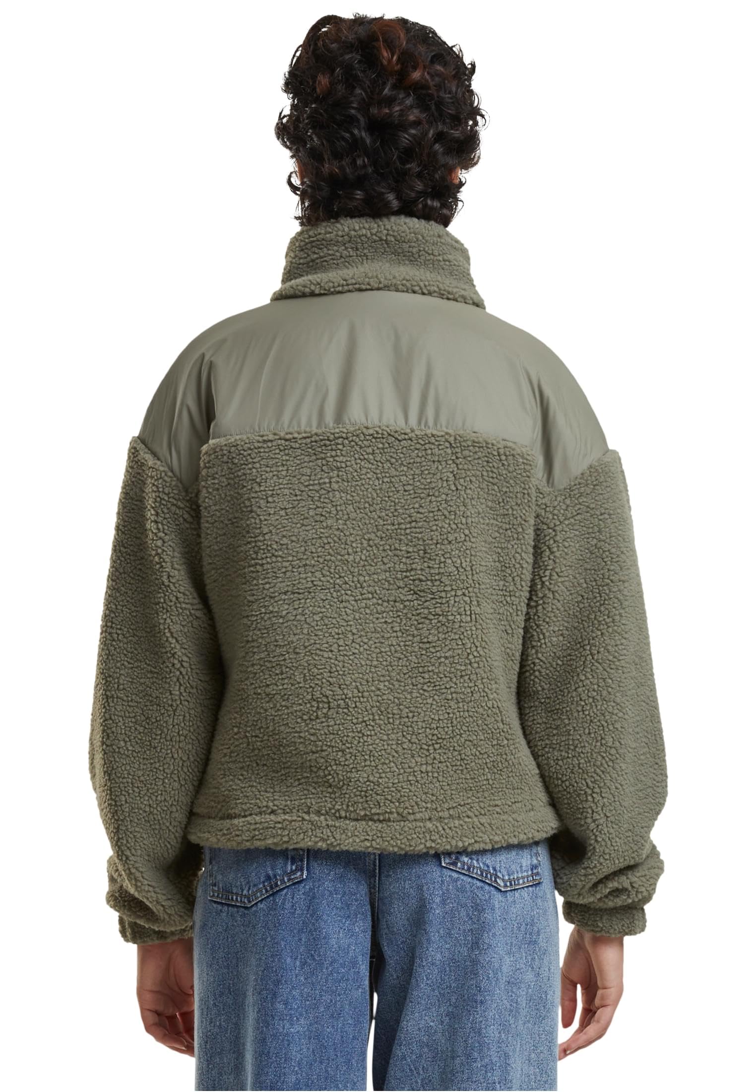 Urban Classics Damen Ladies Sherpa Mix Jacket