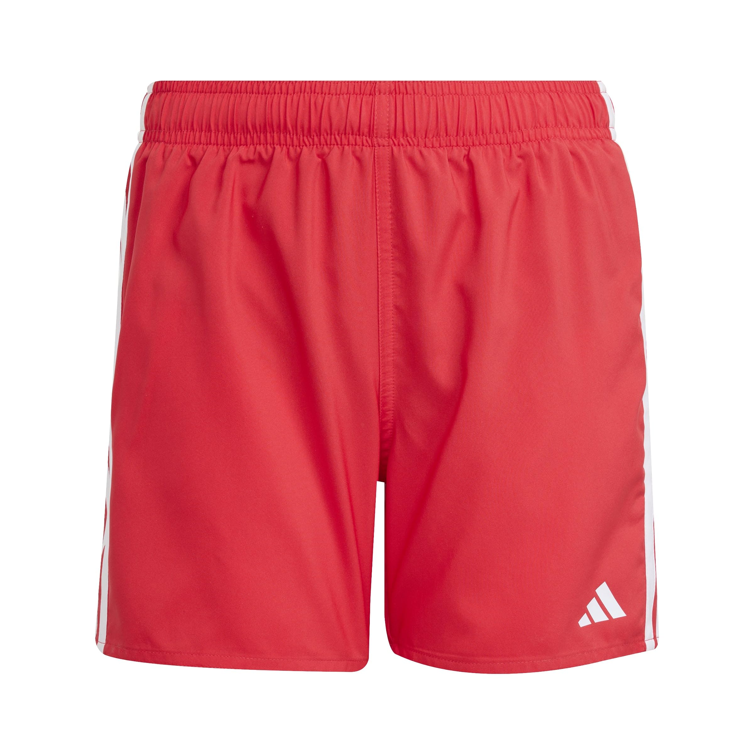 Adidas Boys Rouge Children's Swimming Shorts 3-Stripes