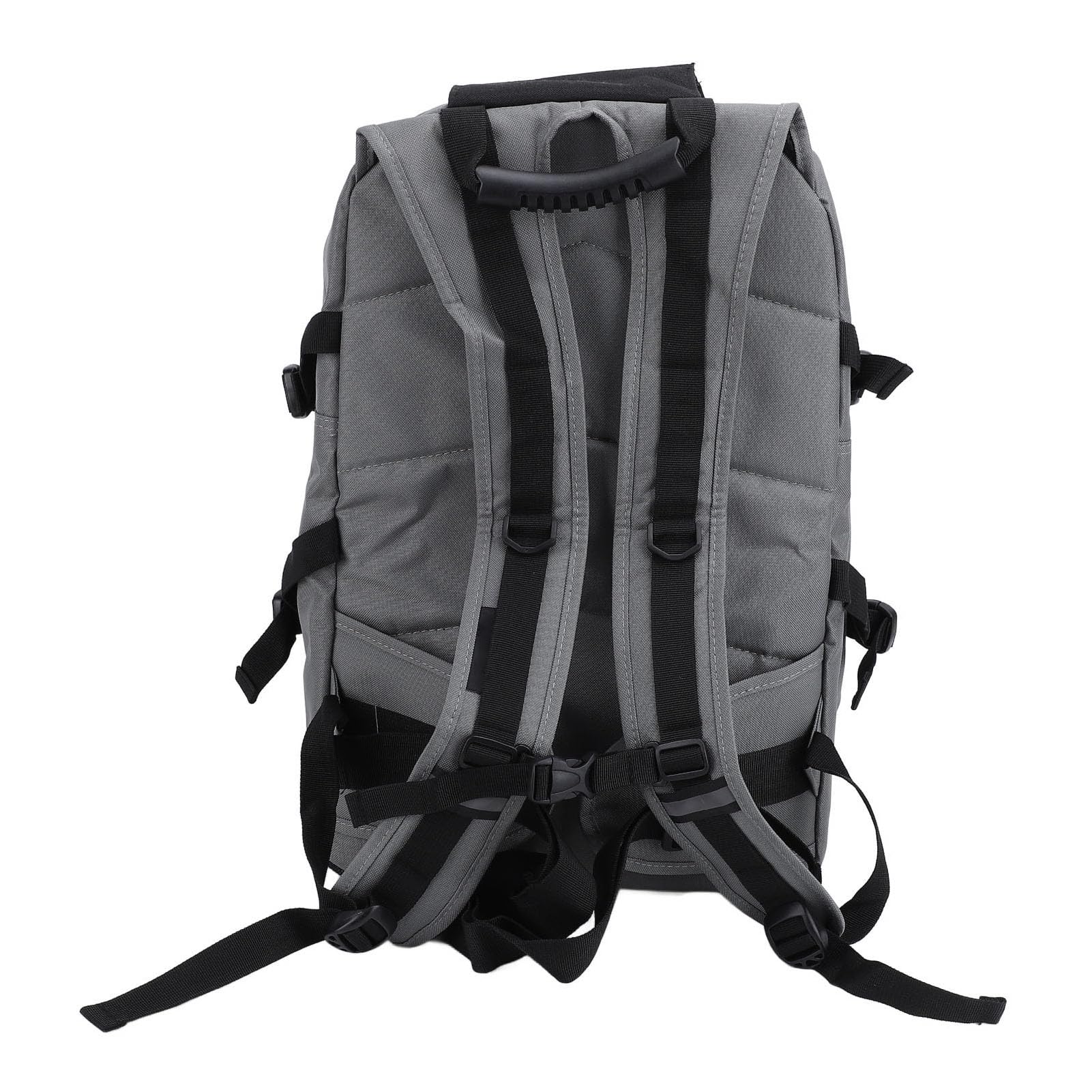 Borsa per Scarponi da Sci, Zaino da Sci in Tessuto Oxford 30 Litri con Scomparto per Casco, Zaino da Snowboard Impermeabile con Tasche Laterali e Cinghie Regolabili per Viaggi Escursionismo