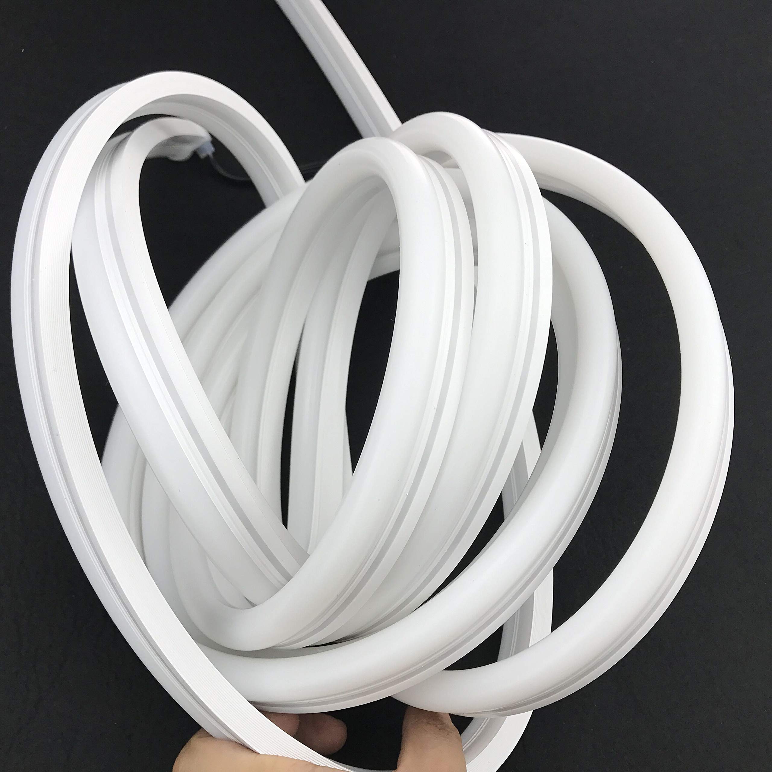 WENWENLEE 10mm*23mmm Size,5m DC12V WS2815 60LEDs/m addressable LED Smart Pixel neon Strip;Flexible;IP67 Rated;13.5mm pigtials