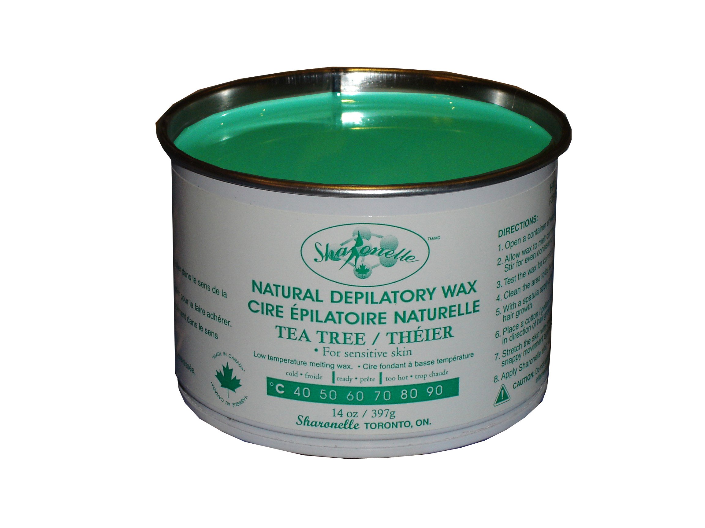 Sharonelle Natural Tea Tree Soft Wax For Sensitive Skin in 14 oz. (1)