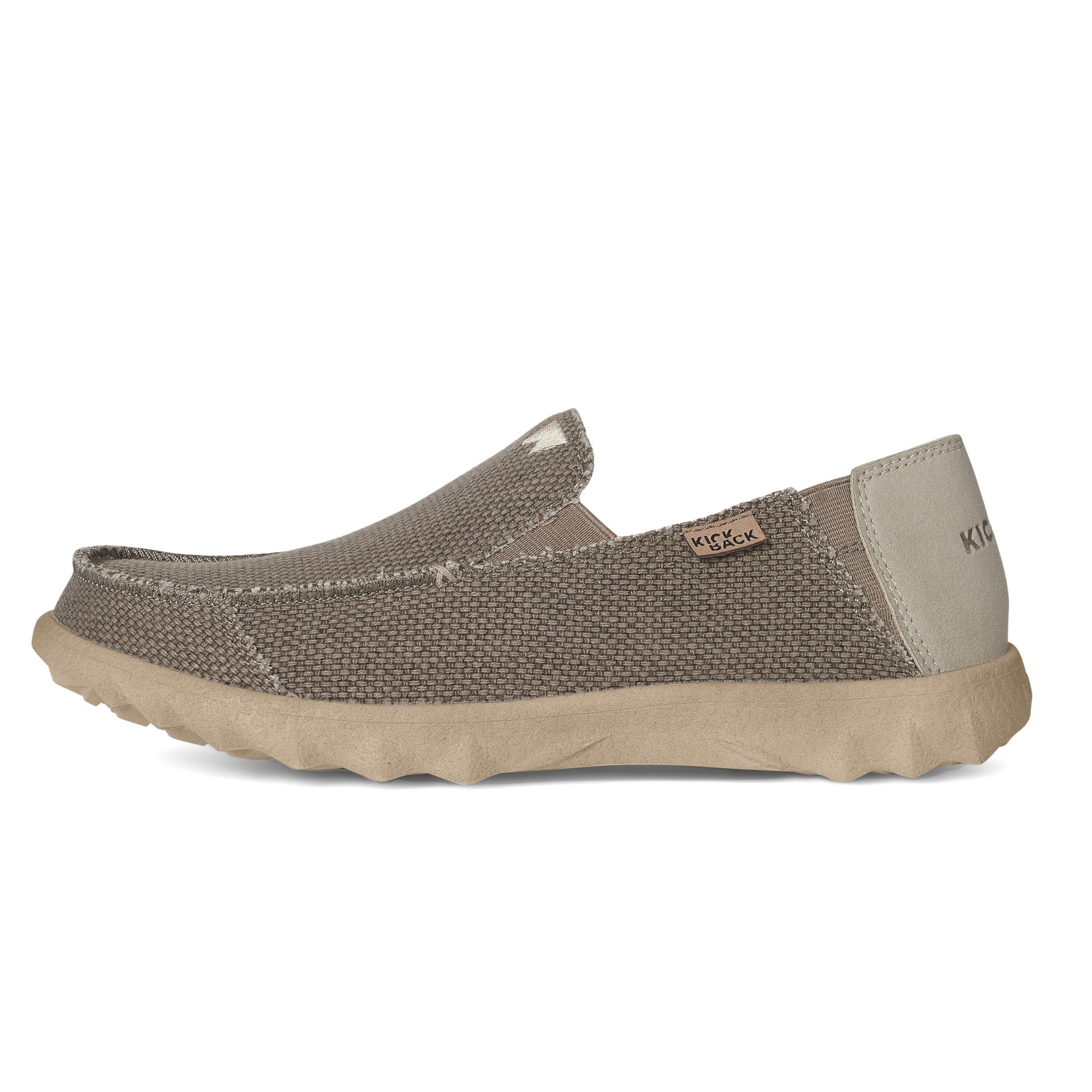 Kickback Couch Classic Mocassini Slip‑On da Uomo in Tela – Scarpe Estive Casual per Viaggio e Spiaggia con Suola Antiscivolo – Calzata Confortevole per Comfort Tutto Il Giorno
