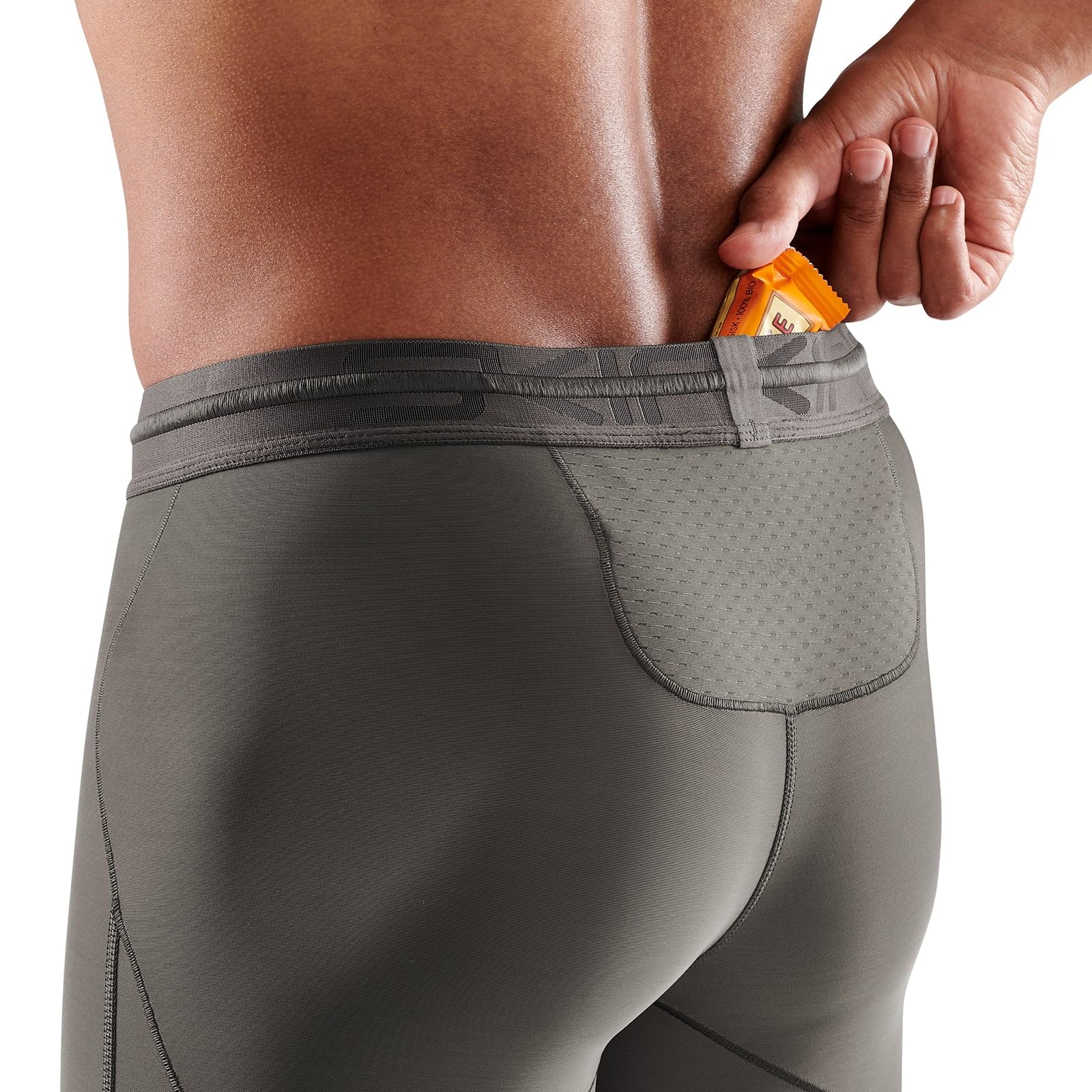 Skins Series-5 Half Tights Herren blau Größe S 2022 Laufsport Shorts