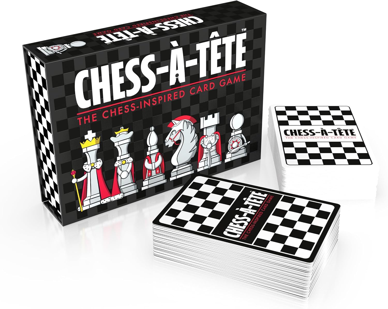 Chess-à-Tête – 2 Player Strategy Card Game for Adults & Teens | Chess-Inspired Tactical Battles | Fast, Portable, Easy to Learn