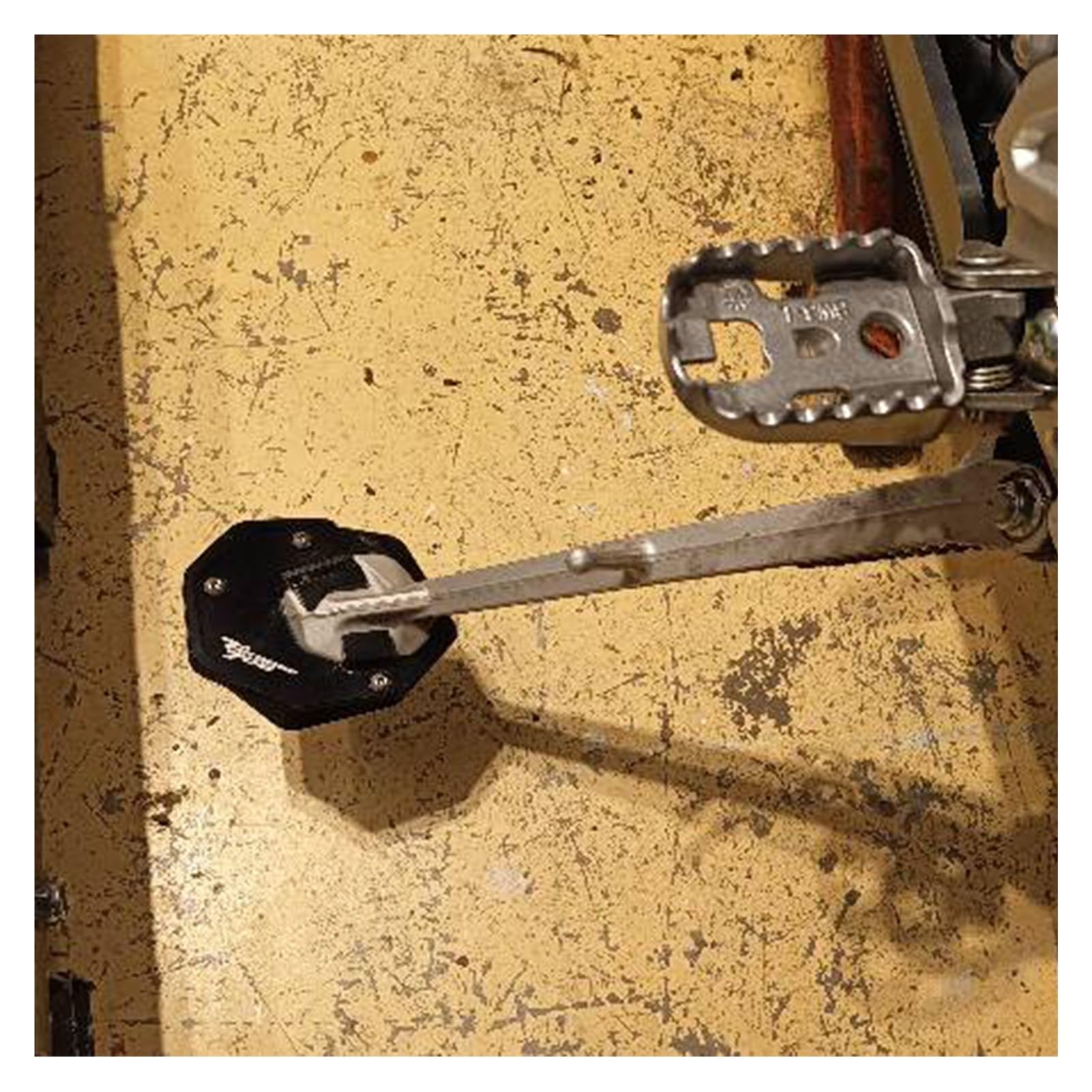 Extension De Béquille Latérale Pour Yamaha Tenere 700 (2019-2023) - Aluminium CNC Bleu, Anti-renversement