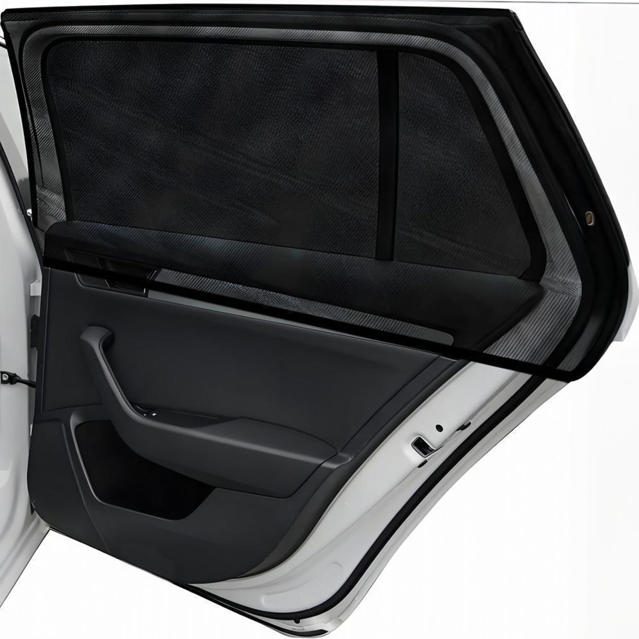 PLNSTYV 2 pcs Car Window Shade Sunblind for Ford Transit Mk7 Door Frame Mesh Window Sock Baby UV Blocker Fly Screen Mosquito Net Accessory,Front