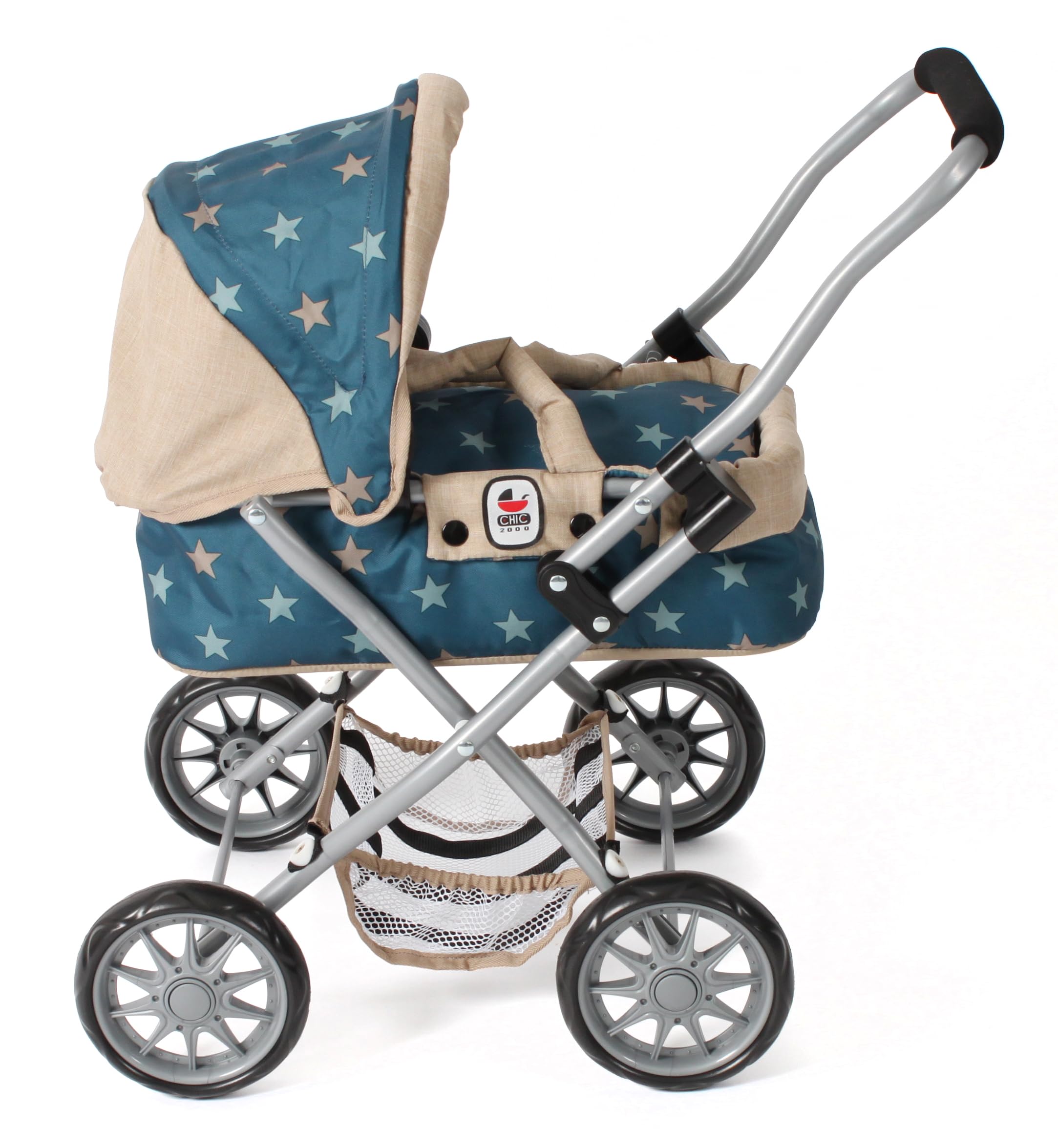 Bayer Chic 2000 Puppenwagen Smarty – Erster Puppenbuggy mit Tragetasche | Kompakter Mini-Puppenwagen für Kleinkinder ab 2 Jahren. Inklusive weicher Tragetasche, Verdeck und praktischem Gepäcknetz