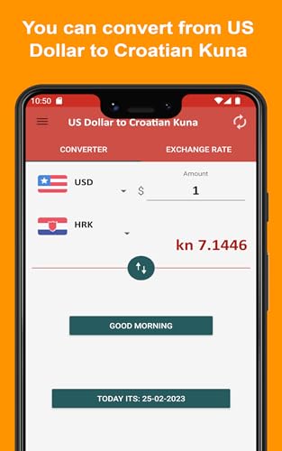 US Dollar to Croatian Kuna To see the Exchange rate on your Phone and Tablet
