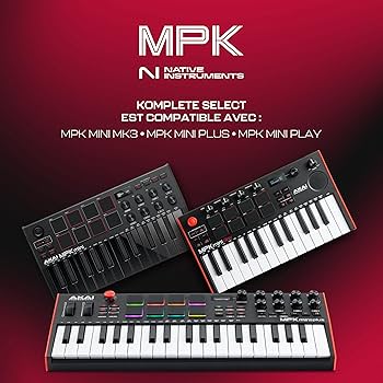 AKAI MPK mini mk3 MIDIキーボード AKAI MPK mini Play MK3 MIDIキーボード 音源内蔵 スピーカー