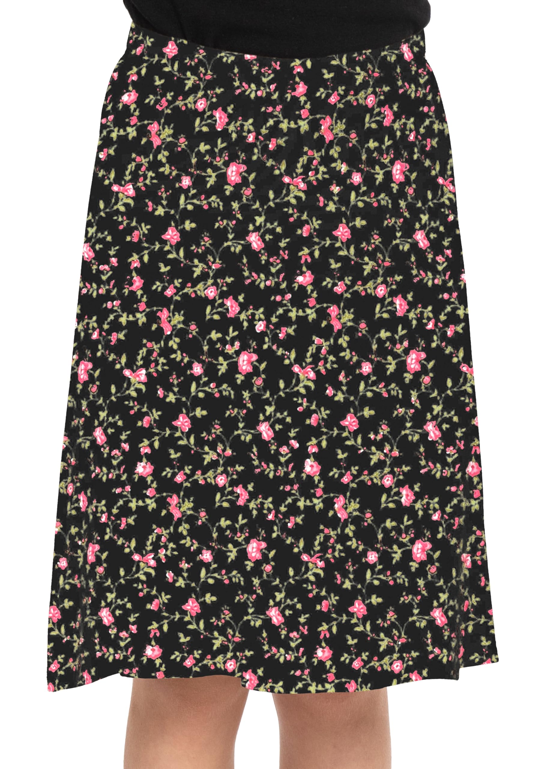 STRETCH IS COMFORT Girls Skirts Flowy A Line Knee Length and Ankle Length