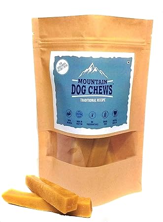 Chewers Mountain Dog Chew, 100% Natural Himalayan Yak Milk Dental Bar, Protein & Calcium Rich Treat for Medium Dogs, Super Saver Value Pack, 2 Kg