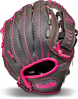 Franklin Sports Youth Teeball Gloves - Shok Sorb Kids Baseball + Teeball Mitt - Boys + Girls Fielder Gloves - 10.5