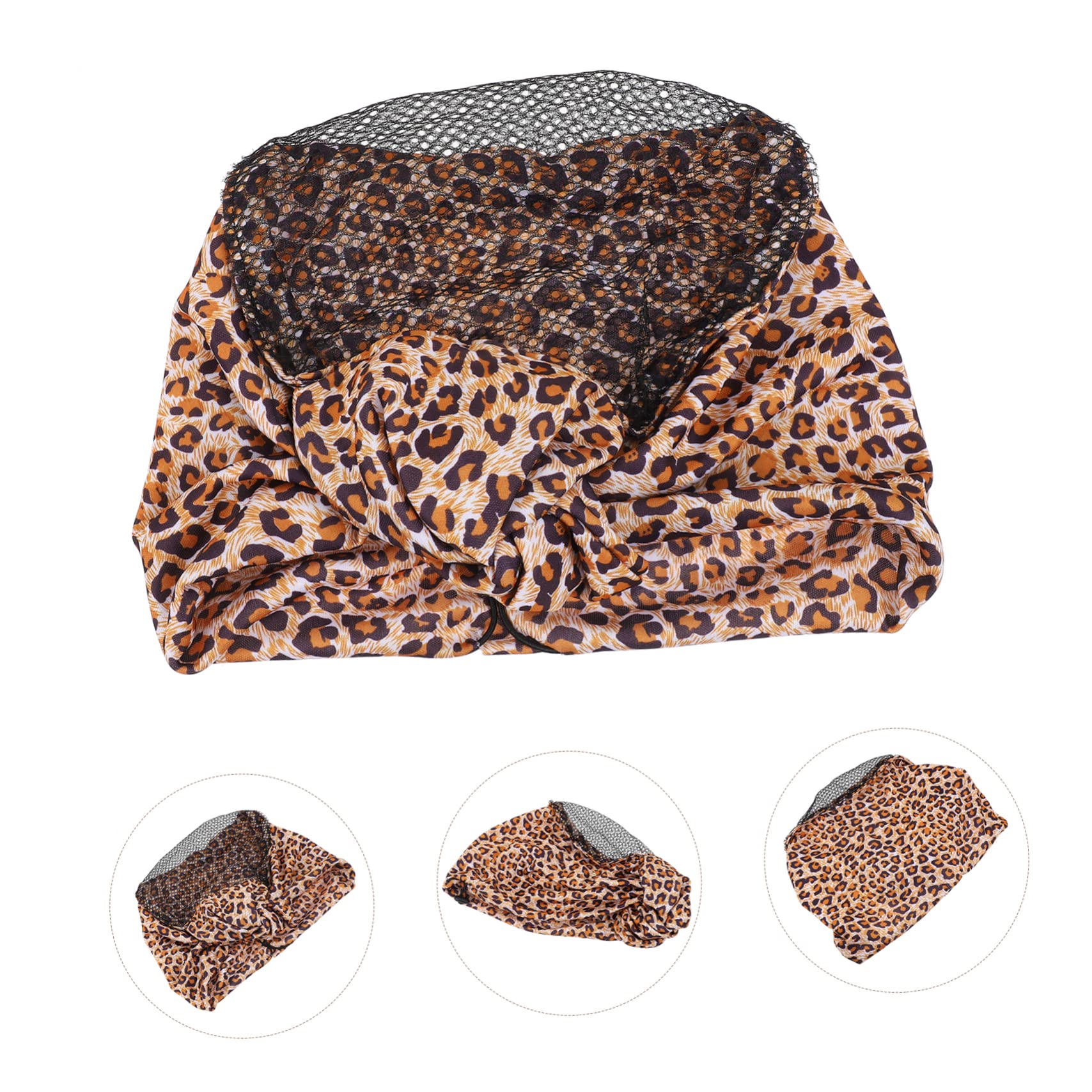 Healeved Elastic Wig Cap Mesh Net Wig Hair Net for Sleeping Stretchy Headband Cap