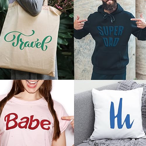 Miniatura 5 de Vinilo de transferencia de calor 3D para camisetas, vinilo de transferencia de calor 3D de 12 x 6 pies, vinilo de transferencia de calor 3D caqui